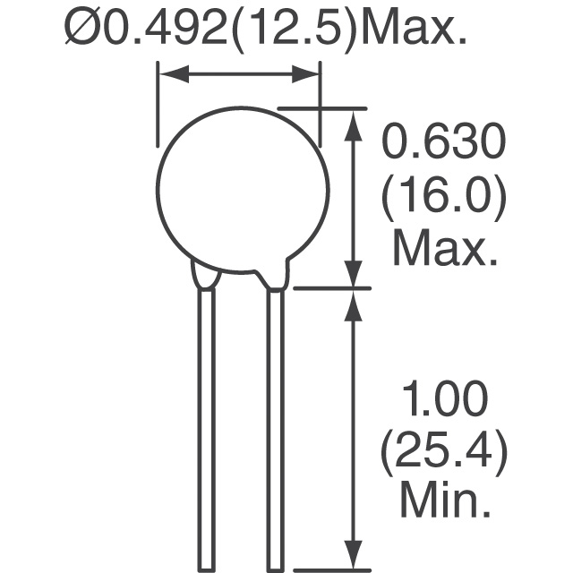 V150LA5P Littelfuse Inc. TVS - Varistores MOV